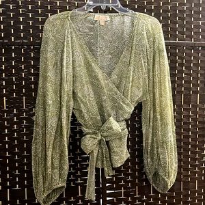 Michael Kors long sleeve blouse L